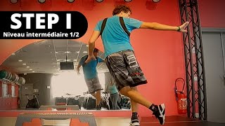 Cours de STEP 1  Niveau intermédiaire 12  Mat Fitness [upl. by Nauqan122]