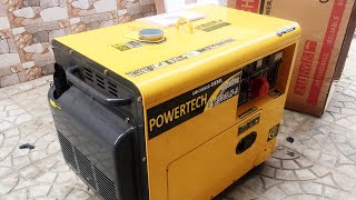 Unboxing the Most Powerful Aircooled Diesel Generator super silent energy efficient [upl. by Enimsay]