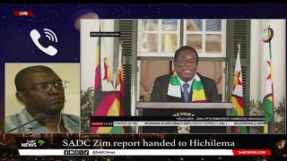 SADC Observer Mission report on Zimbabwean elections handed to Hakainde Hichilema [upl. by Eiznikcm]