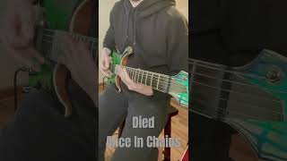 Died  Alice In Chains  Guitar Cover shorts [upl. by Bruckner]