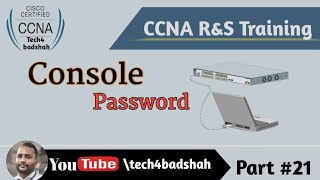 CCNA Configuring Console Password inHindi Part 21 [upl. by Suravart]