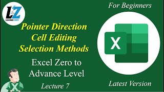 7 Change Pointer Direction  Edit Cell and Selection Methods  MS Excel excel education teacher [upl. by Magner]