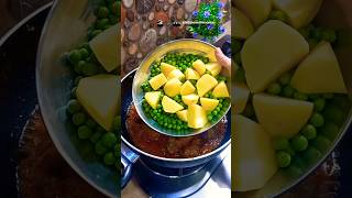 Aloo Mutter Gosht Recipe By kitchen With Noonzay  shorts trendingshorts kitchenwithnoonzay [upl. by Hirza]