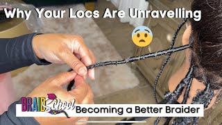 Why your Faux Locs are Unraveling  Braid School Ep 102 [upl. by Daveda583]