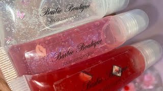 VALENTINE LIPGLOSS COLLECTION 🩷🌹Tutorial how to make Lipgloss at home [upl. by Lewert591]