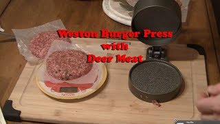 Deer Burgers with the Weston Burger Express [upl. by Ahseinek]