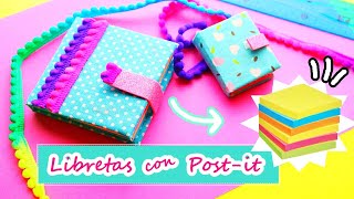 MINI LIBRETAS CON POSTIT  Regreso a Clases 2020 [upl. by Fita]