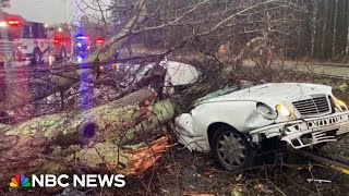 Monster storm system sparks deadly tornado outbreak in Gulf Coast and Southeast [upl. by Mahgirb744]