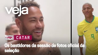 VEJA no Catar Os bastidores da sessão de fotos oficial da seleção [upl. by Mahala426]