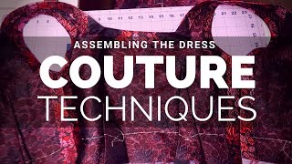 Ep 4 Assembling the Dress  DIY Couture Cocktail Dress [upl. by Kuska]