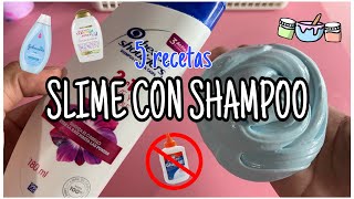 Cómo Hacer SLIME con SHAMPOO 🧴✨ ¡Probamos 5 Recetas [upl. by Eniamrehs818]