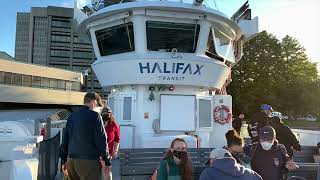 Ferry Ride From Halifax To Dartmouth 4K [upl. by Latterll773]