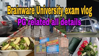 Brainware University vlog  PG and rent related all details  a day in my life youtube college [upl. by Petulia]