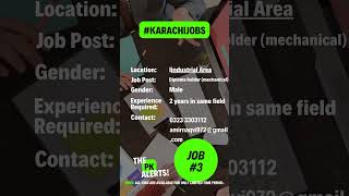 Karachi Jobs Today [upl. by Goto959]