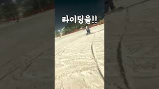 응 개못해 snowboard groundtrick carving [upl. by Massab]