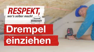 Drempel richtig einziehen  toom Werkstatt [upl. by Bogusz]