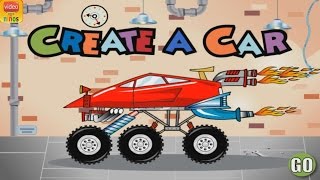 Create a Car  Kindergarten Skill Games [upl. by Nahsrad]