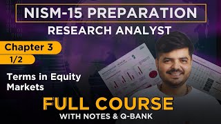 NISM Research Analyst 2024  FULL COURSE  Chapter 3 Part  A [upl. by Kristofor]