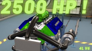 VERY HIGH HP V6 AND RELIABLE TOO  Automation the car company tycoon [upl. by Nnyla]