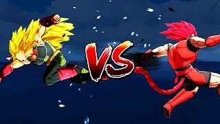 SPARKING VS HERO SPARKING SSJ3 SHALLOT VS HERO GOD SHALLOT  Dragon Ball Legends [upl. by Aynahs]