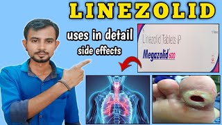 Megazolid 600mg tablet review  Megazolid 600  Linezolid 600mg tablet  uses  dosage  side effect [upl. by Aiuoqes]