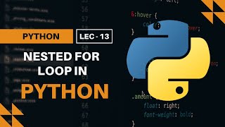 Nested For Loop  Python for Beginners [upl. by Gracye887]