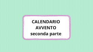 Calendario dell’avvento in progress colourbookitalia vitadamamma natale bambini avvento [upl. by Sirc]