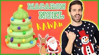 RECETTE MACARON NOEL KAWAII  CARL IS COOKING [upl. by Enyrhtac]