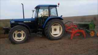 New Holland 7840  Dexwal  Amazone D7 [upl. by Javler163]