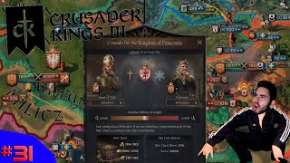 A GRANDE CRUZADA CONTRA OS ESLAVOS  Crusader Kings 3 31  GameplayPCPTBR HD [upl. by Oiramal]