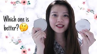 SULWHASOO perfecting cushion vs LANEIGE BB cushion crystal swarovski REVIEW [upl. by Aihsilat46]