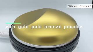 Silver Rocket ultrafine bronze powder delivers metallic shine for offset printing on plastics [upl. by Claudie]