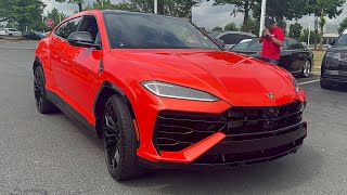 The new 2025 Lamborghini Urus SE in Orange Arancio Apodis [upl. by Alyel420]