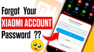 How To Change Or Reset Your Xiaomi Account Password If Youve Forgotten It  Simple Fix [upl. by Nomead]