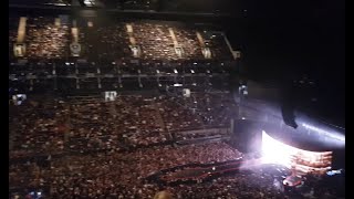 The O2 Arena London concert venue Seat view from Block 419 Row J Seat 905 level 4 high [upl. by Orgel]