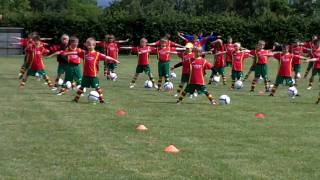 Warm Up Stabi Programm INTERSPORT kicker Fußballcamp Merschwitz [upl. by Raynell944]