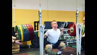 Ritvars Suharevs 260kg back squat [upl. by Zanze896]