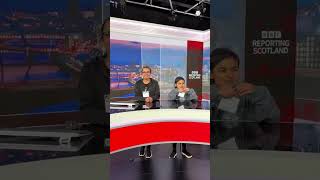 My daughter’s decided they would do the news this time round hostiletakover bbc news glasgow [upl. by Ojybbob]