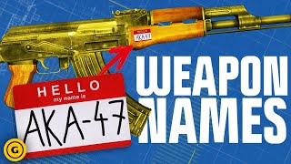 Why Your Favourite Video Game Gun Has A Weird Name  Loadout [upl. by Amein484]