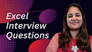 Excel Most asked Interview Questions for Data Analysts  Important Excel Questions amp Answers 2024 [upl. by Ezana]