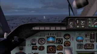 Antonov 225  Welcome to Schiphol Cockpit View FSX [upl. by Ardek]