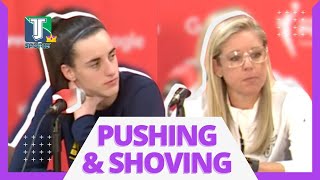 Caitlin Clark Christie Sides amp Kelsey Mitchell COMPLAIN about the Suns DIRTY playing style [upl. by Kristofor902]