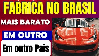 Países com Carros mais Barato que no Brasil Mesmo que os carros sejam fabricados aqui [upl. by Beffrey]