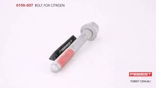 0198007 BOLT FOR CITROEN [upl. by Ettenwahs]