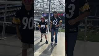 Steelers Nation in LA show us their best TJ Watt sack celebration steelers nfl [upl. by Jansson]