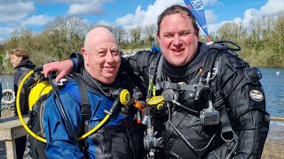 Vobster Quay dive 101 for Scuba Steve unedited With buddy Andrew 3032024 [upl. by Ramos310]