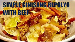 Ginisang Repolyo with Beef [upl. by Hunter81]