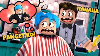 Haircut Simulator  Roblox  ANG BARBERONG GUPIT NG KATATAWANAN [upl. by Iaoh490]