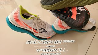 Saucony endorphin pro speedroll technology [upl. by Tehcac271]