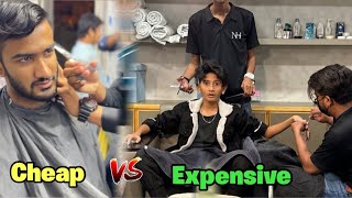 Cheap vs Expensive Haircut  Rs 400 vs Rs 18000 [upl. by Ewald]